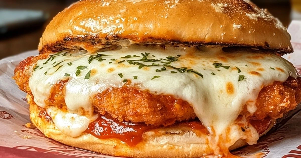 chicken parm sandwich