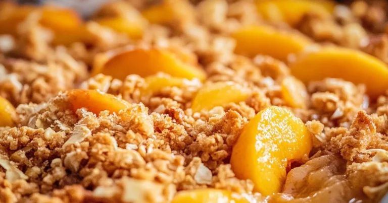 Peach Crisp With Fresh Peaches