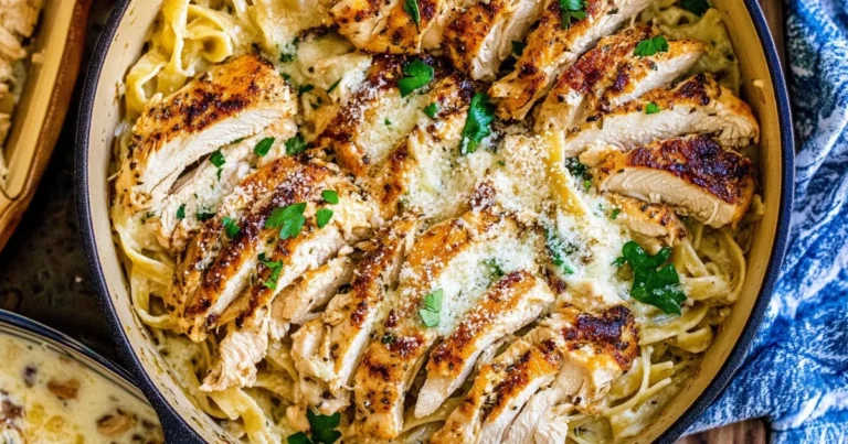 garlic parmesan chicken pasta