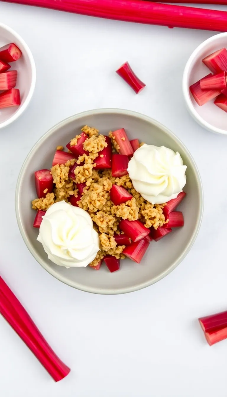 delicious and easy rhubarb crisp recipe